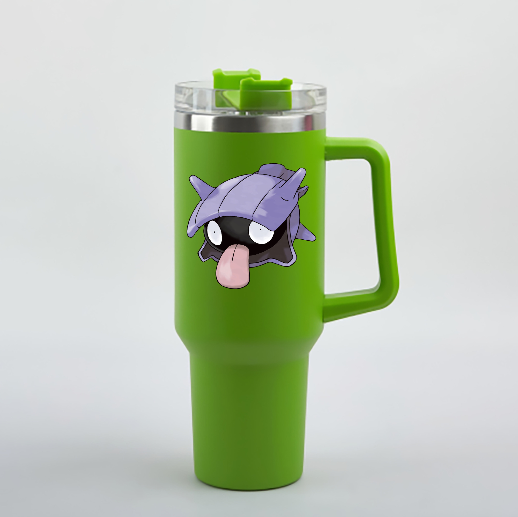 （画像用） ポケットモンスター Pokémon 1200mL車用タンブラー - クリスタルステッカー（プラスチックストロー付き）